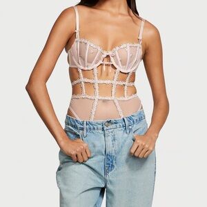 New Wicked Unlined Lace Teddy by Victoria's Secret